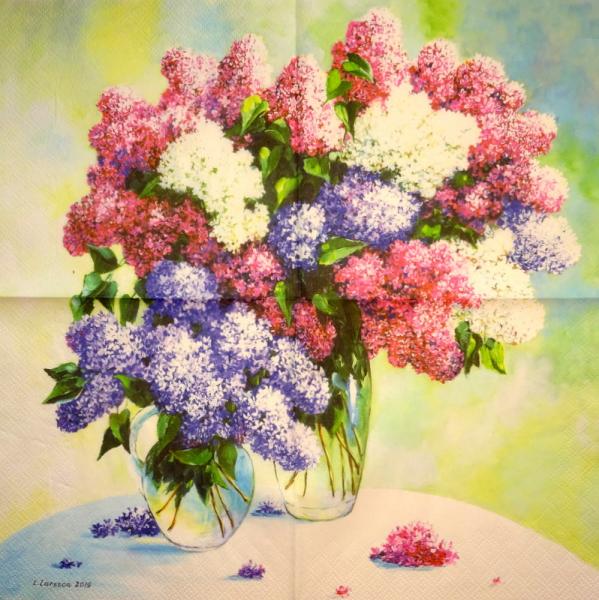 086 Hydrangeas - 3-ply - Ambiente